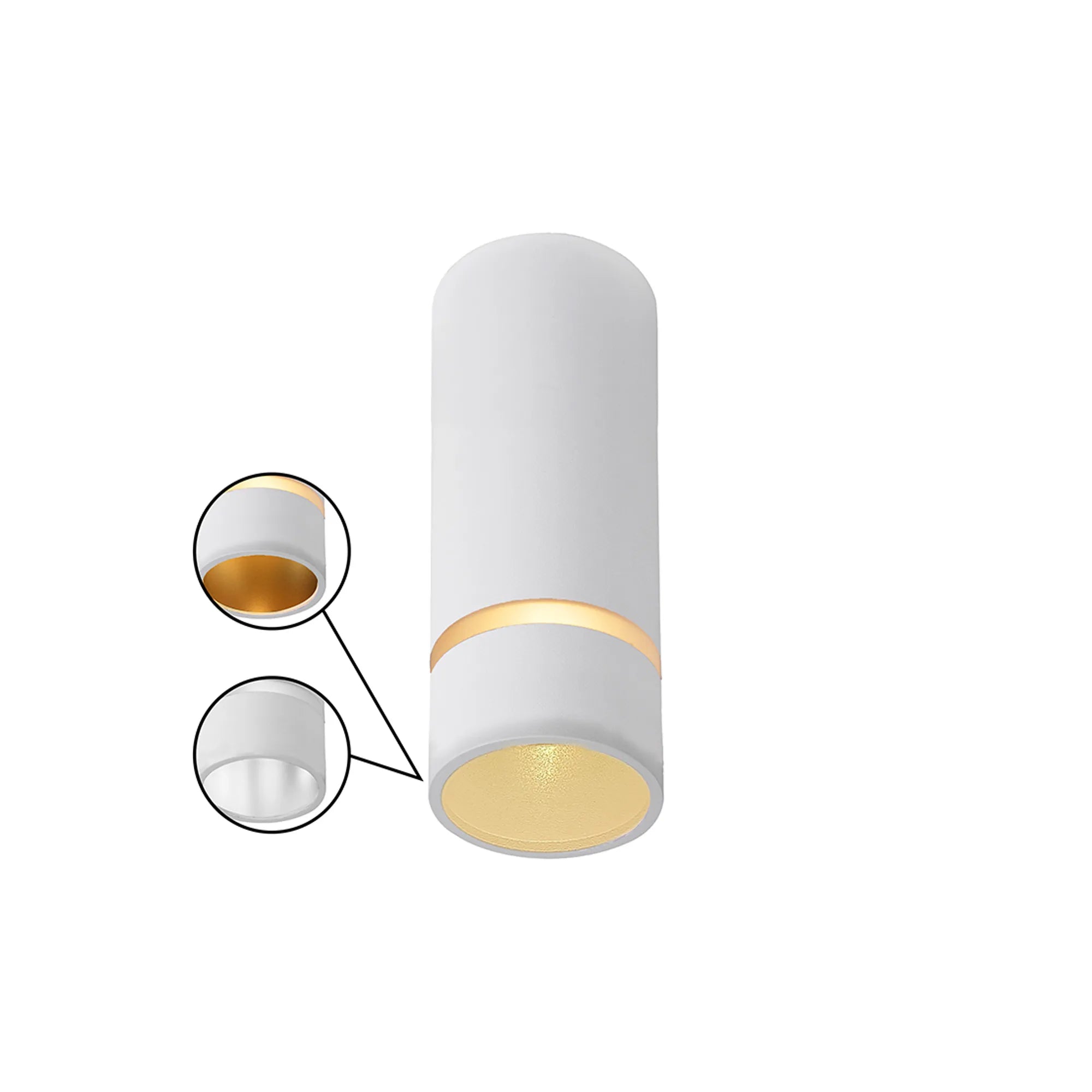Split Spotlight, 1 Light  GU10- Various Sizes & Finishes