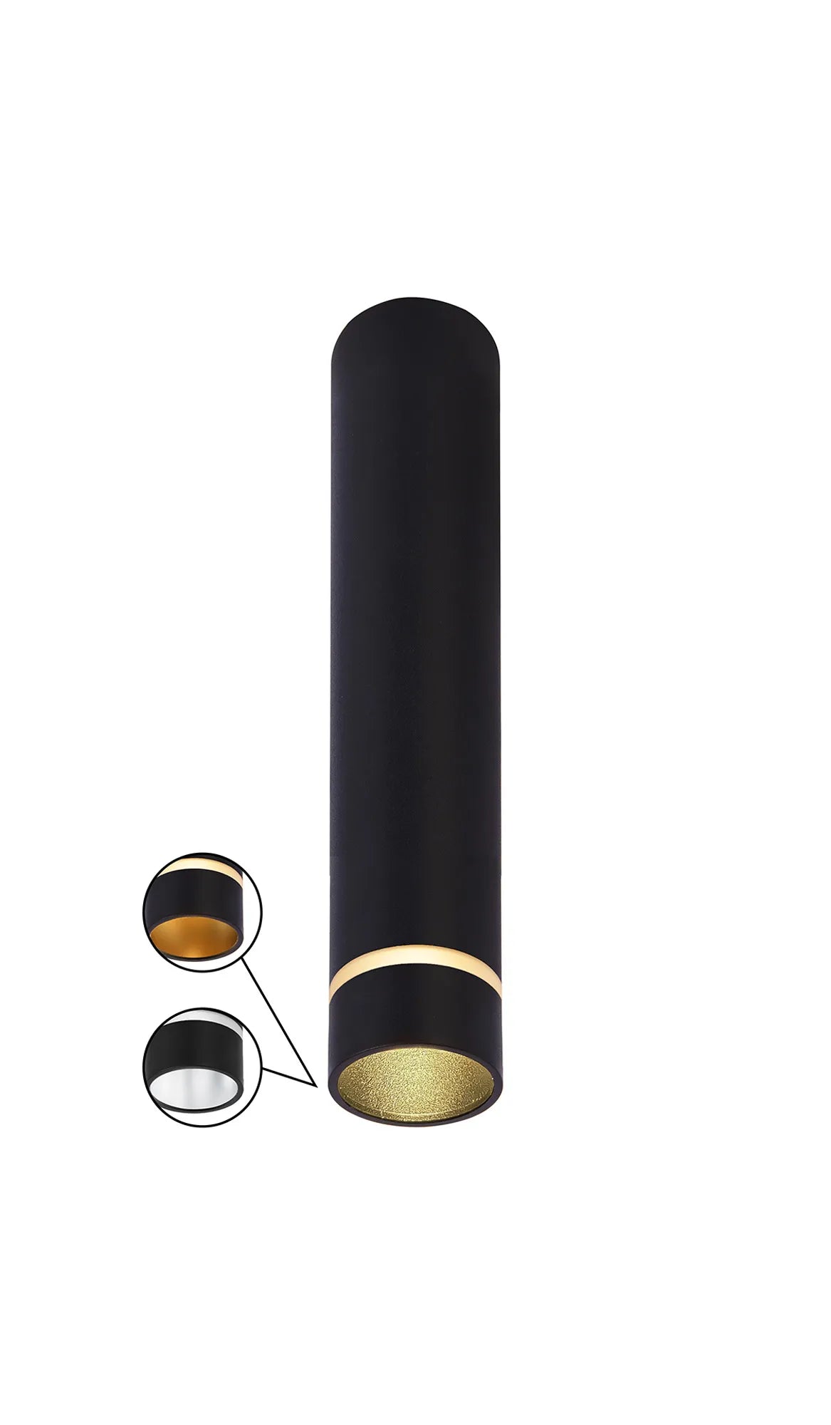 Split Spotlight, 1 Light  GU10- Various Sizes & Finishes