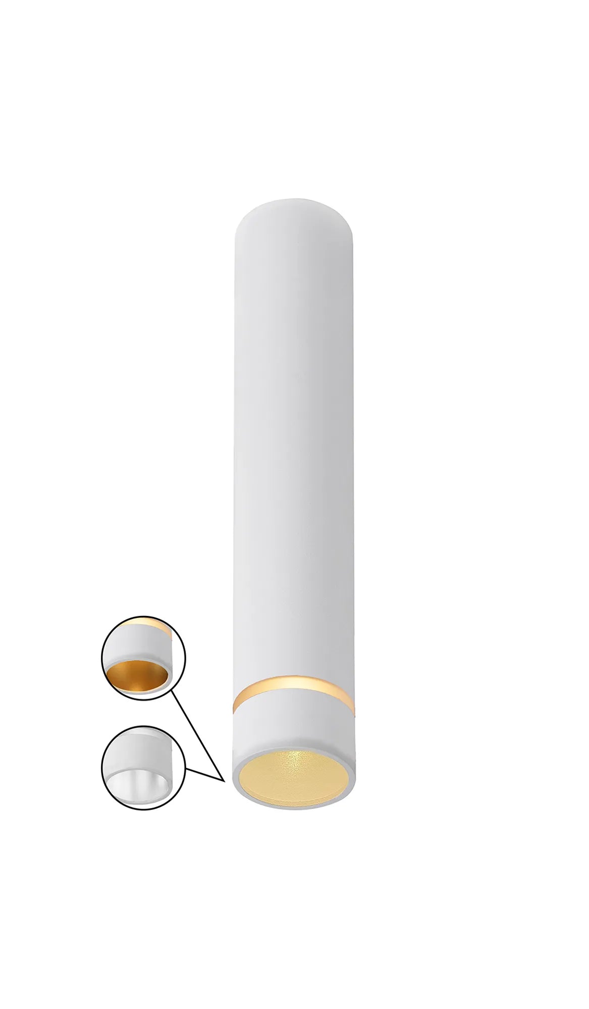 Split Spotlight, 1 Light  GU10- Various Sizes & Finishes