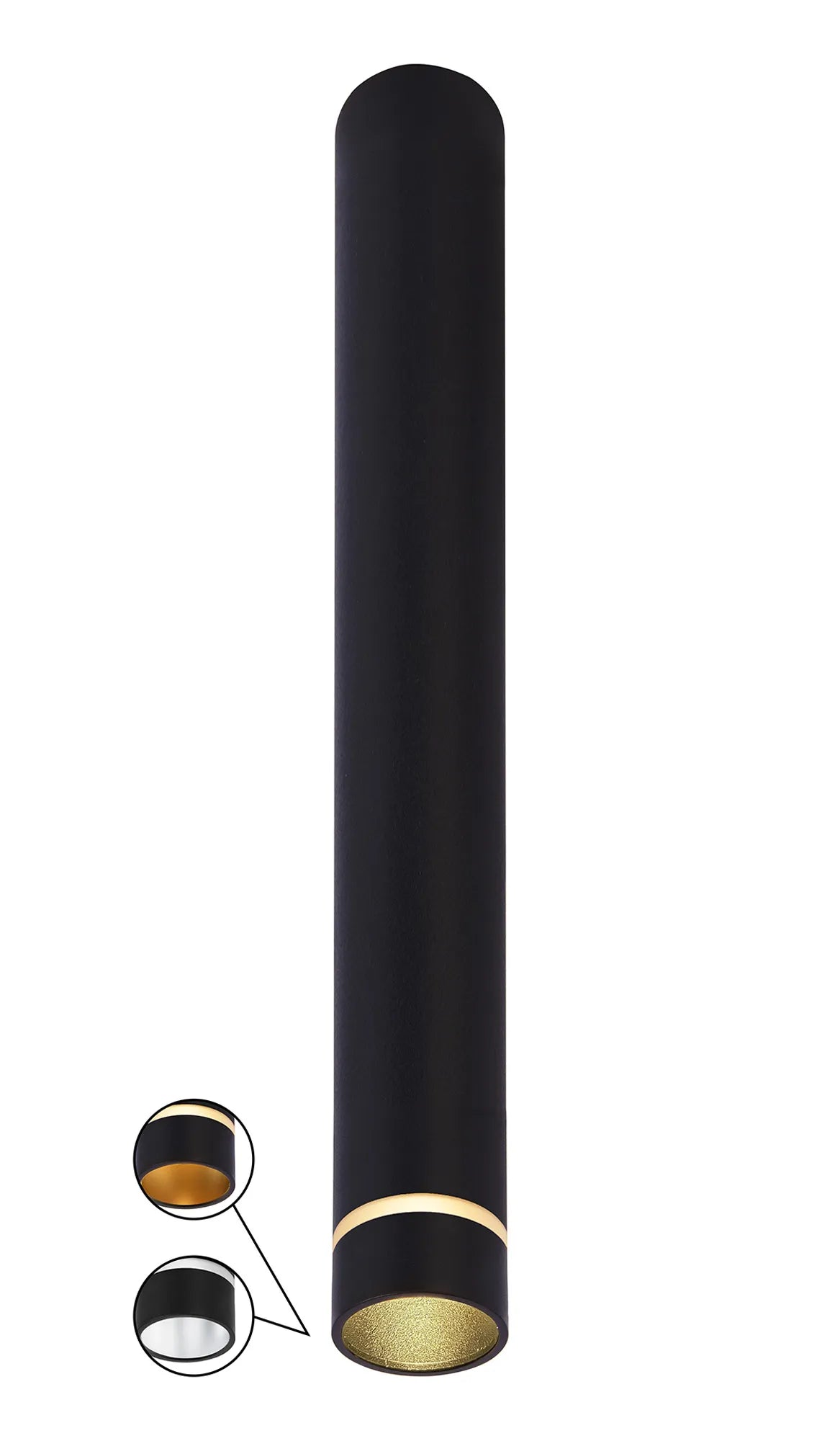 Split Spotlight, 1 Light  GU10- Various Sizes & Finishes