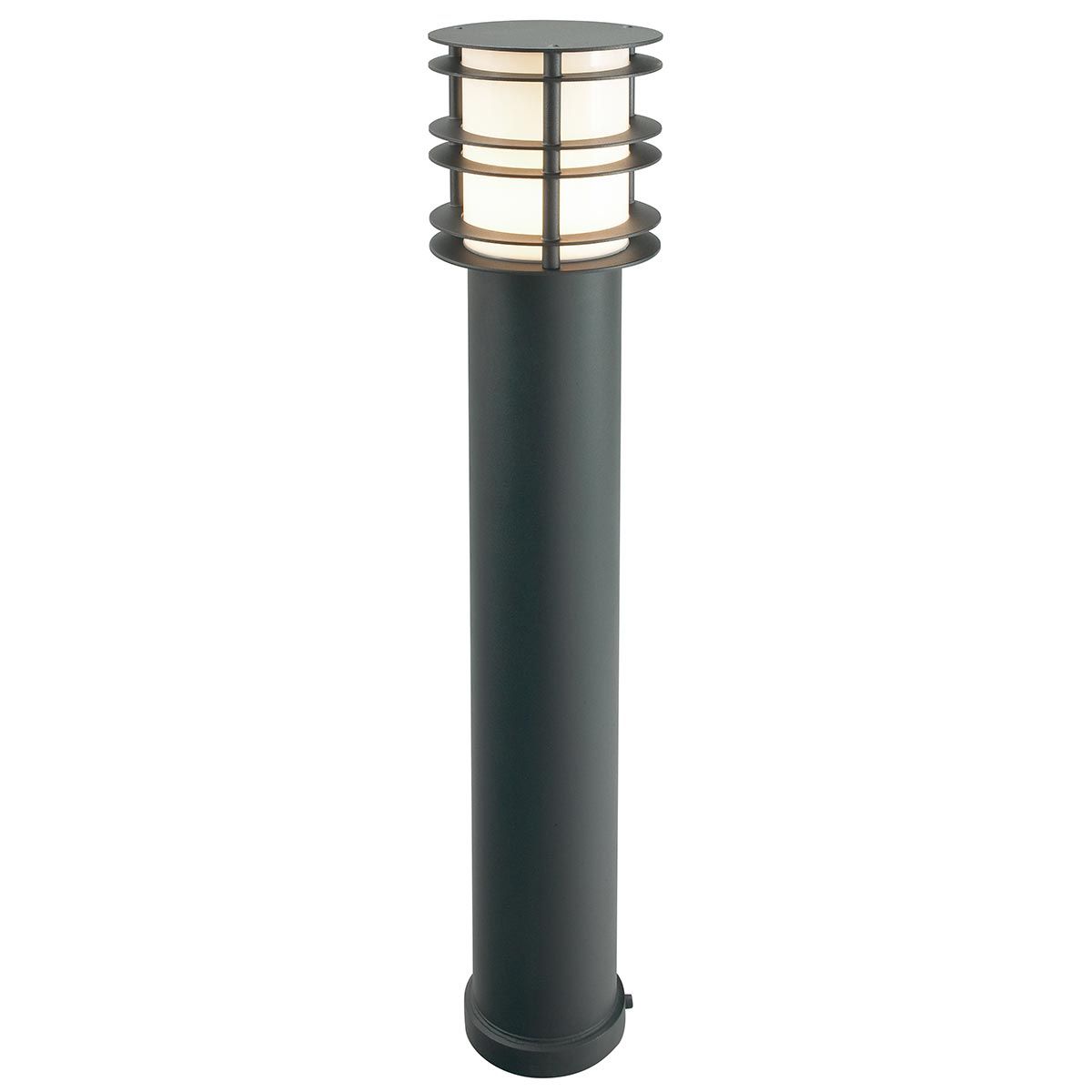 Stockholm 1 Light Small/Medium/Large Bollard - Various Finish E27 IP65