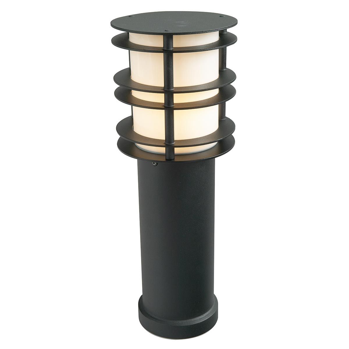 Stockholm 1 Light Small/Medium/Large Bollard - Various Finish E27 IP65