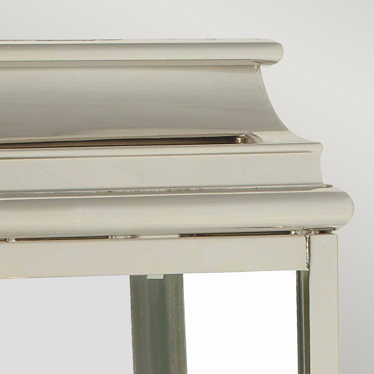 St Martins Medium Wall Lantern - Polished Nickel Finish