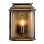 St Martins Medium Wall Lantern - Aged Brass Finish