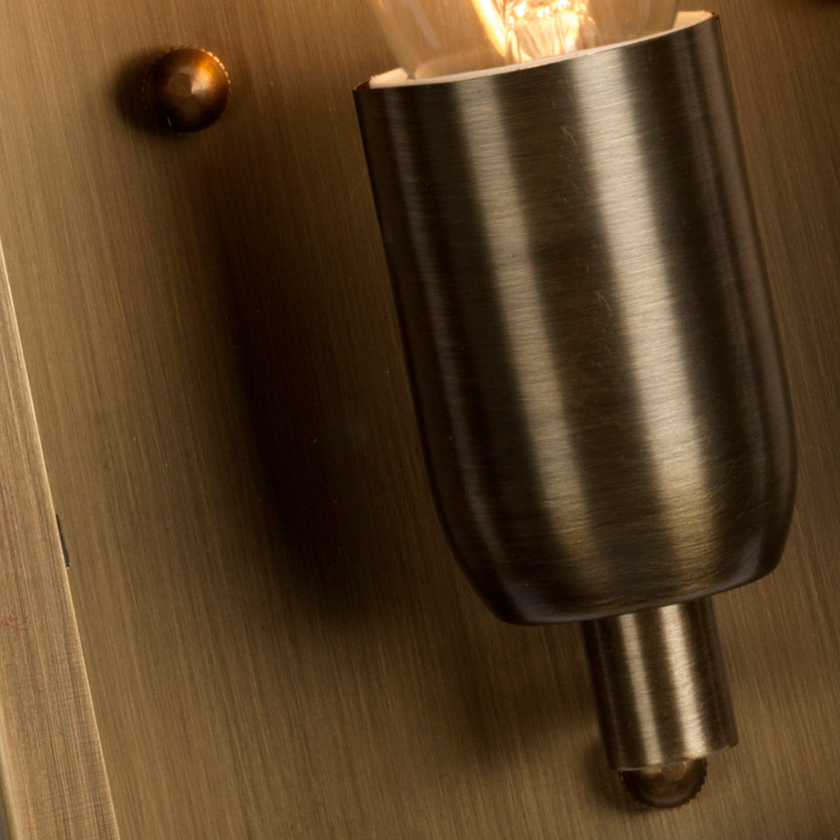 St Martins Medium Wall Lantern - Aged Brass Finish