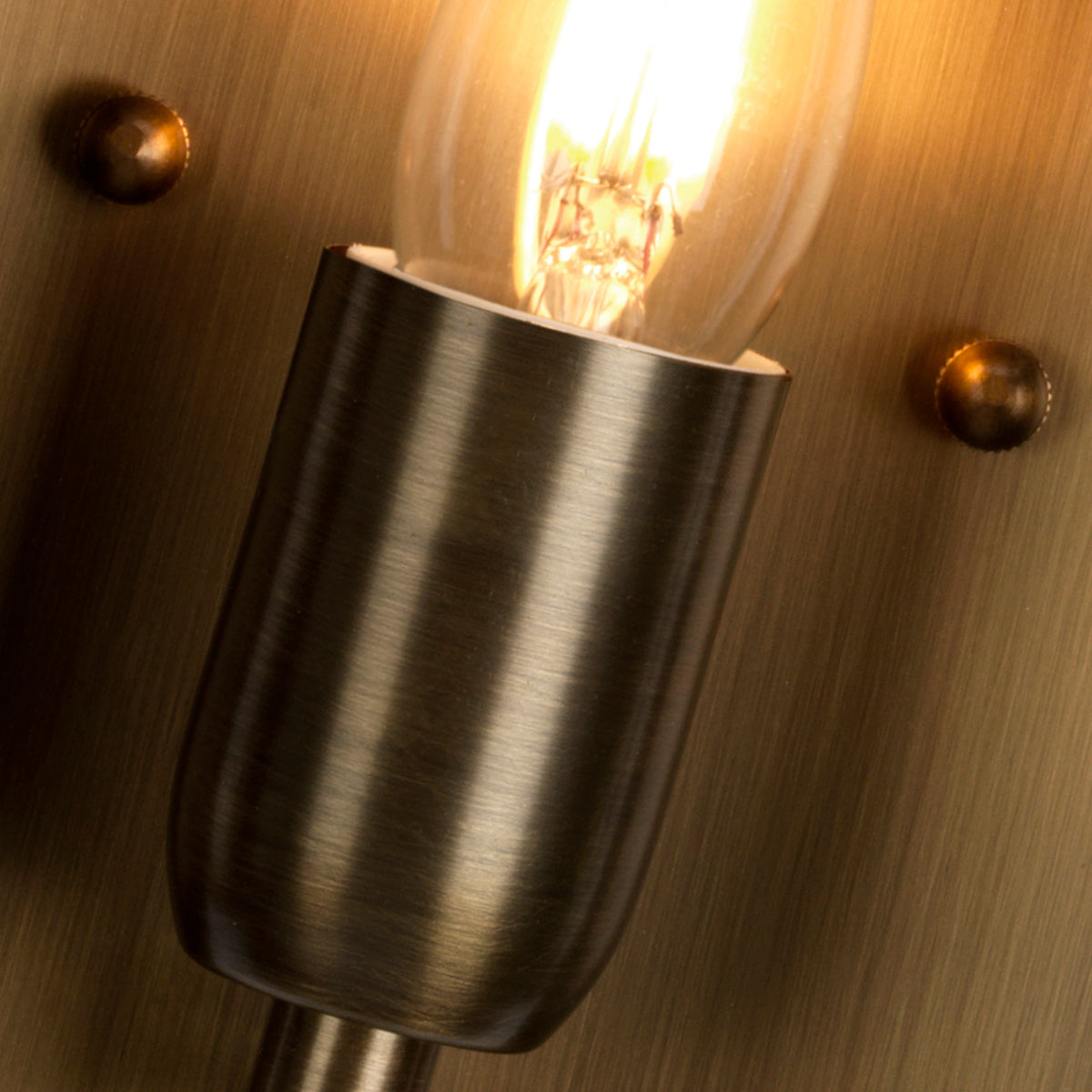 St Pauls Small Wall Lantern - Antique Brass Finish