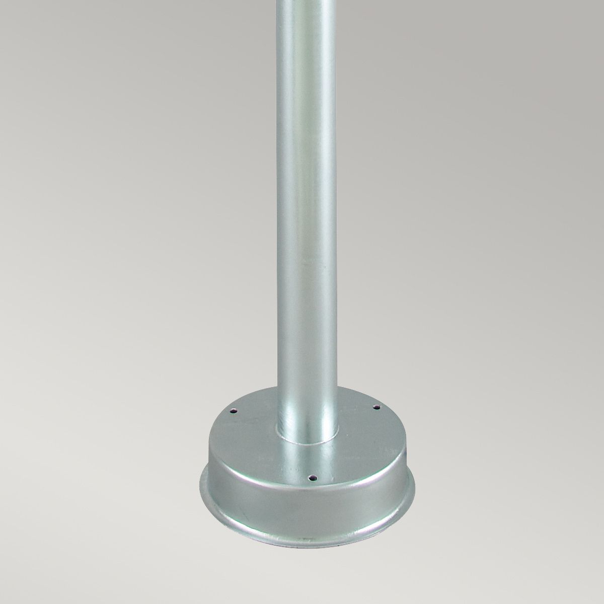 Stockholm 1/3Lt Pillar - Black/Galvanised IP54 E27