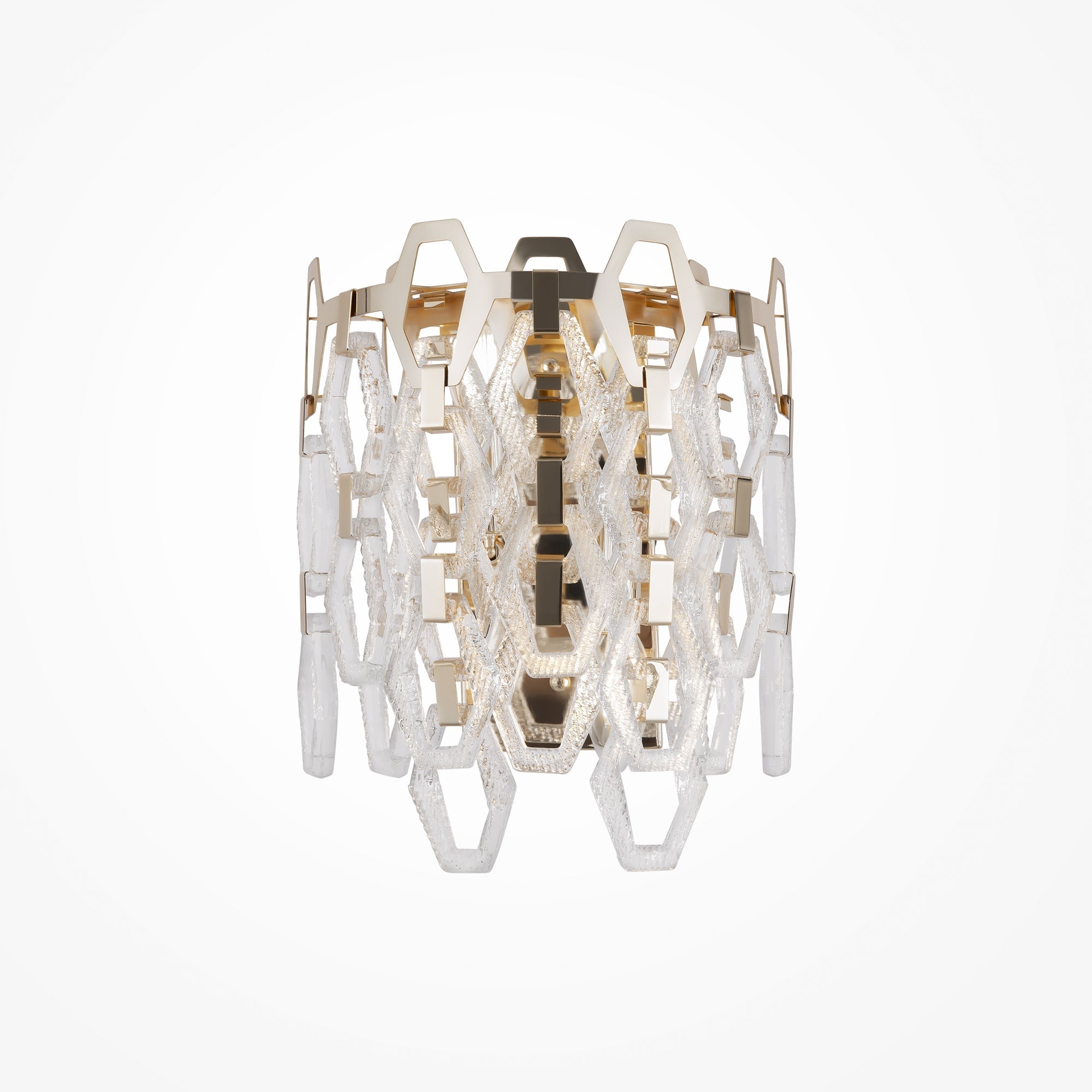 Tissage Indoor Double Wall Lights - Gold Finish