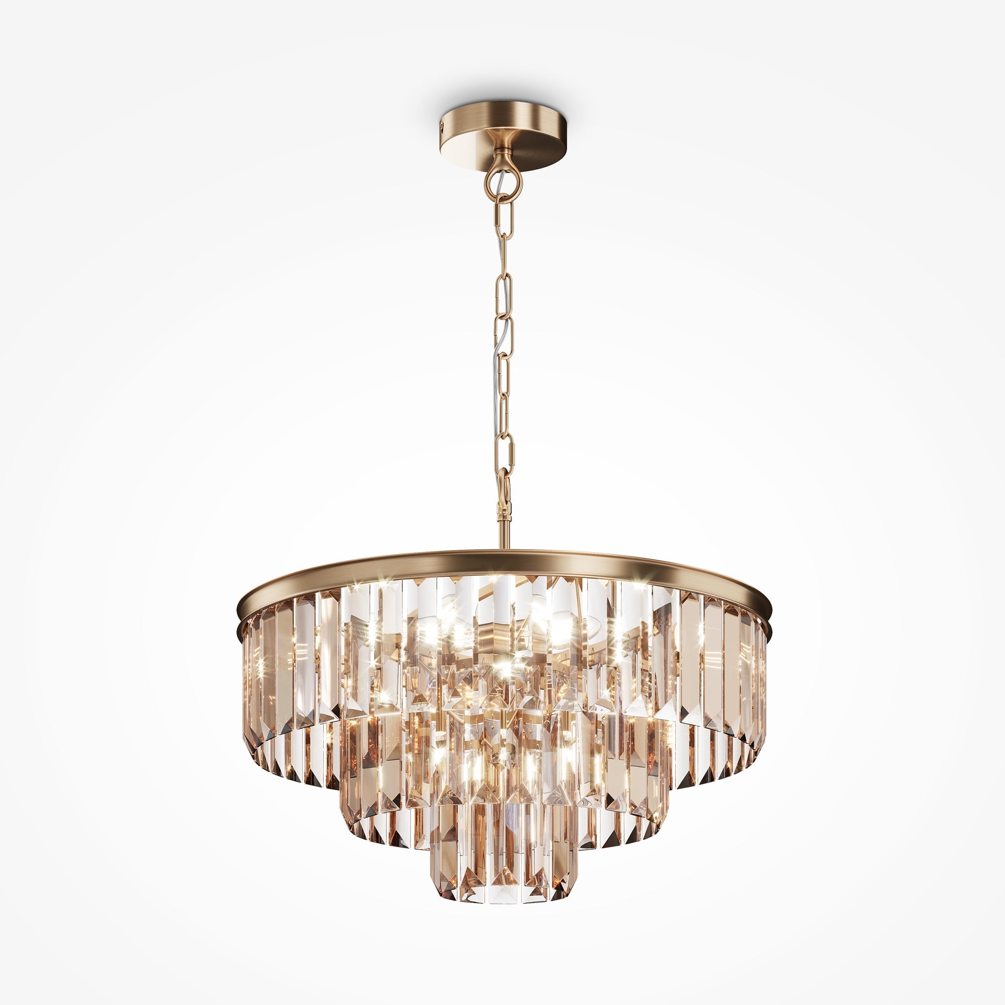 Revero 7/12Lt Centre Ceiling Light - Brass/Gold Finish
