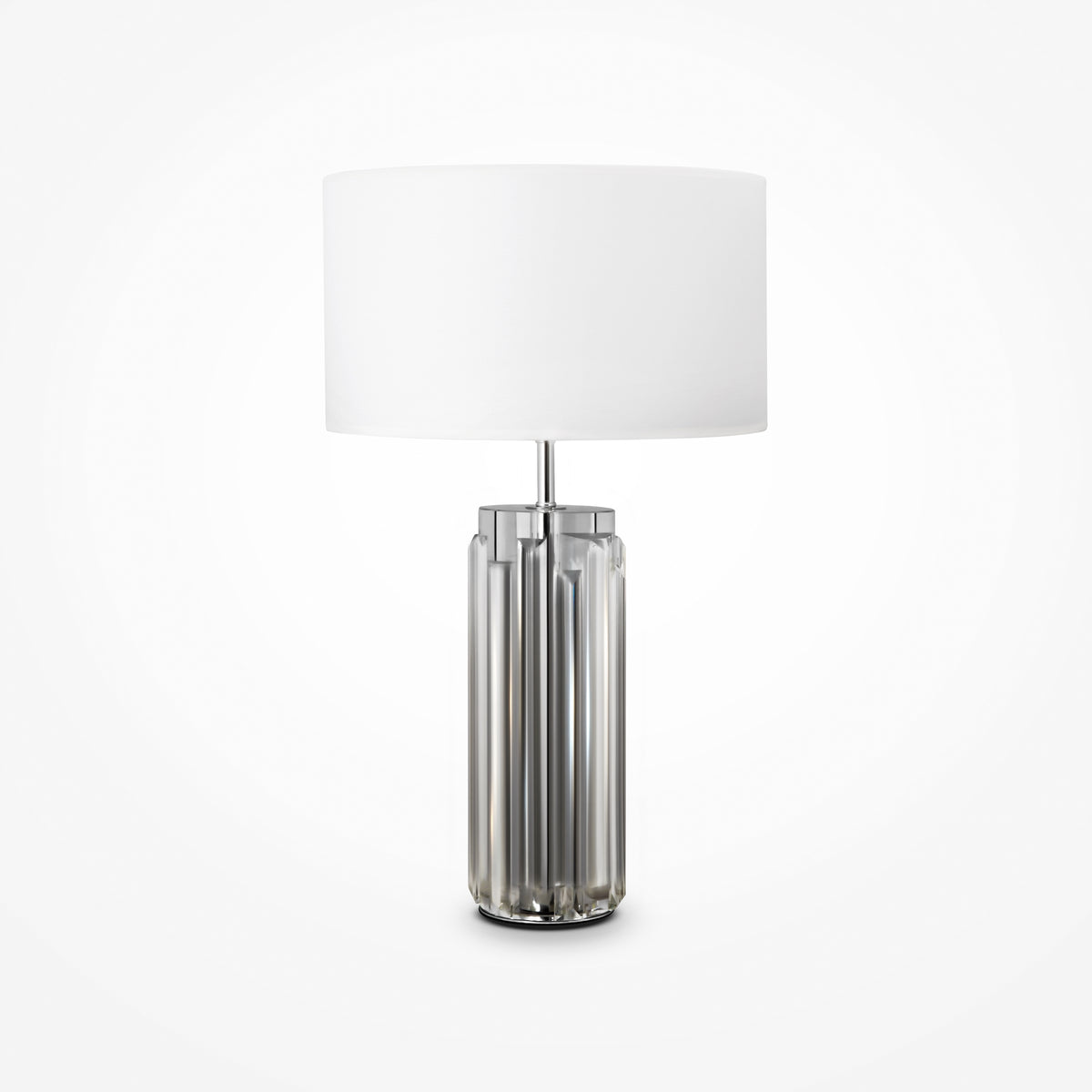 Muse Table Lamp - Chrome/Gold/Grey Finish