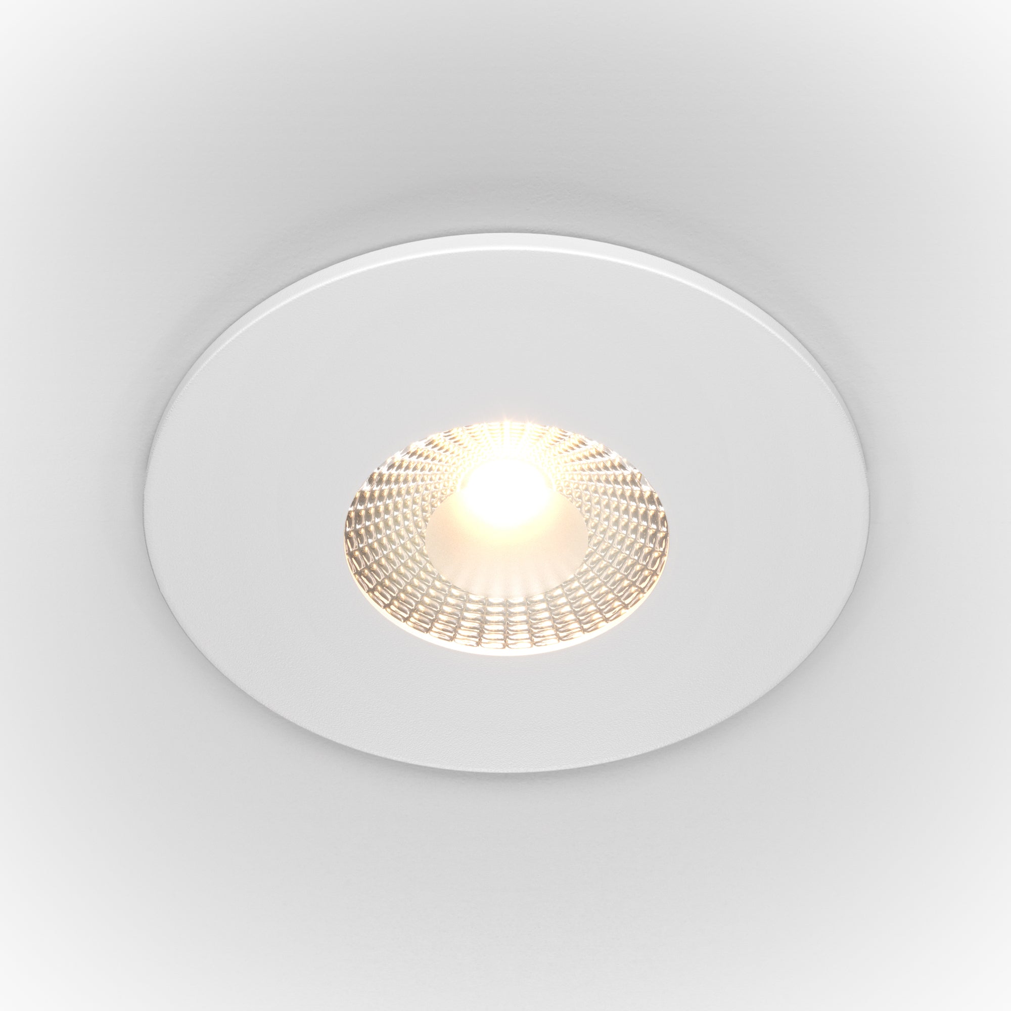 Zen LED Flush Light - Black/White Finish