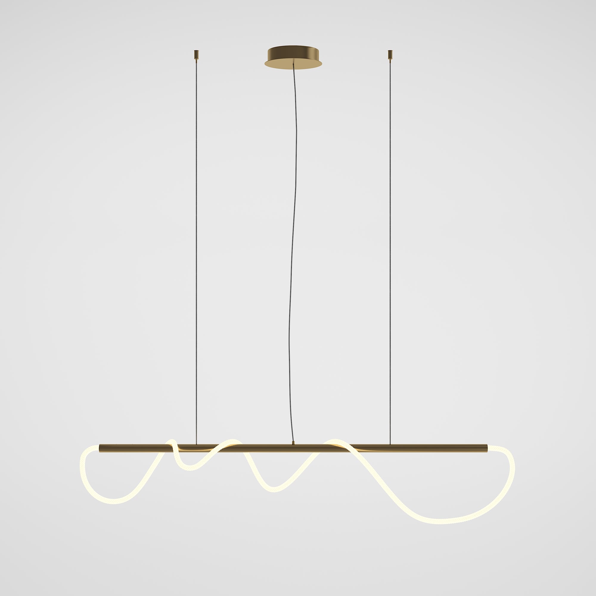 Tau Kitchen Linear LED Light - Gold Finish