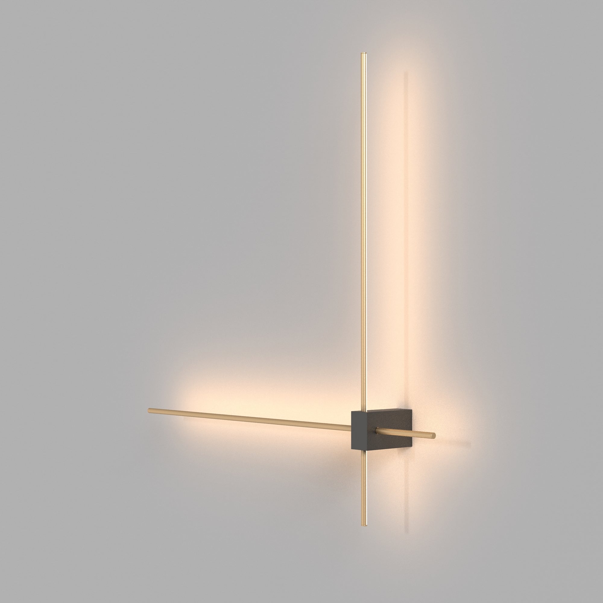 Pars Indoor LED Wall Light - Various Style & Black With Gold Finish