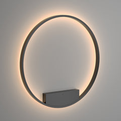 Rim Small/Medium/Large Indoor LED Wall Light - Black Finish