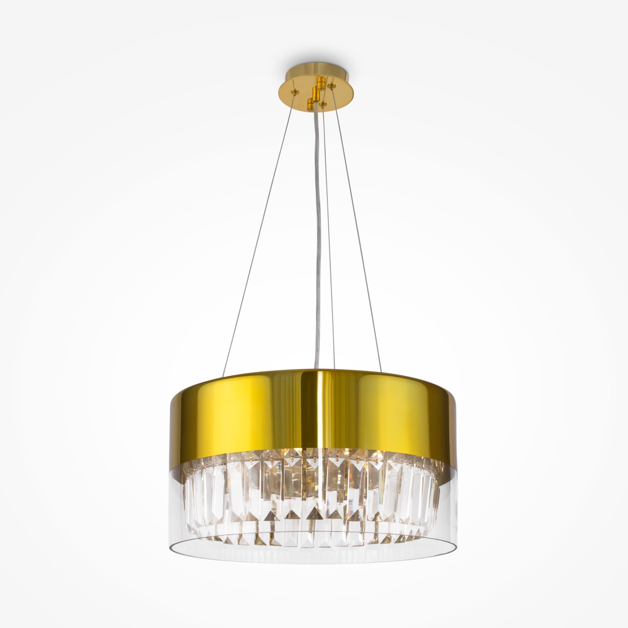 Wonderland 4/6Lt Crystal Ceiling Light - Gold Finish