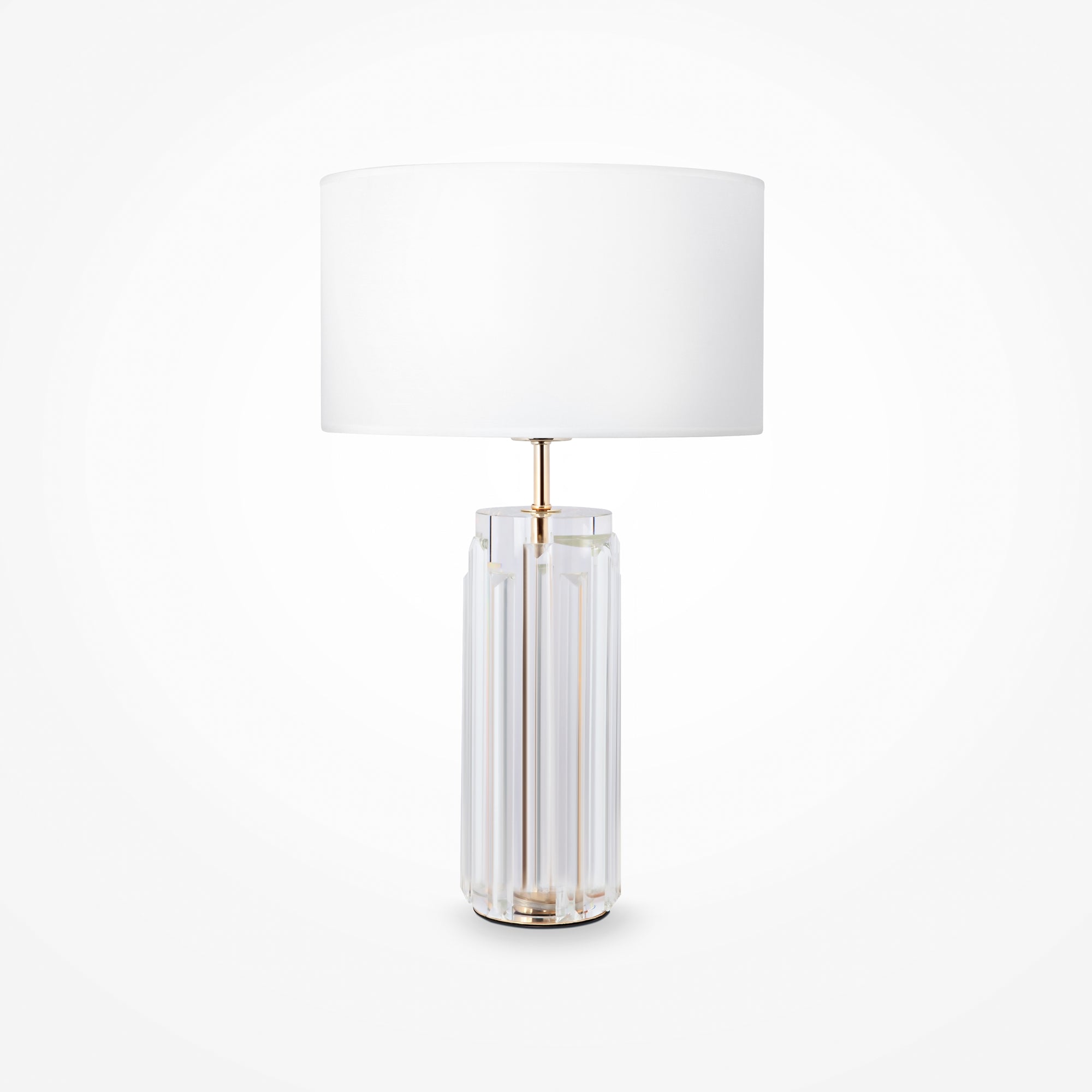 Muse Table Lamp - Chrome/Gold/Grey Finish