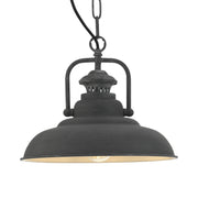 Sten Concrete Grey/Copper 1Lt Single Pendant