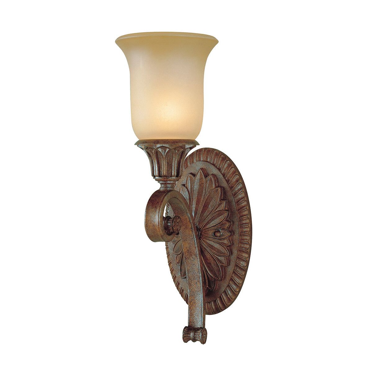 Stirling Castle 1Lt Style Wall Light- British Bronze Finish