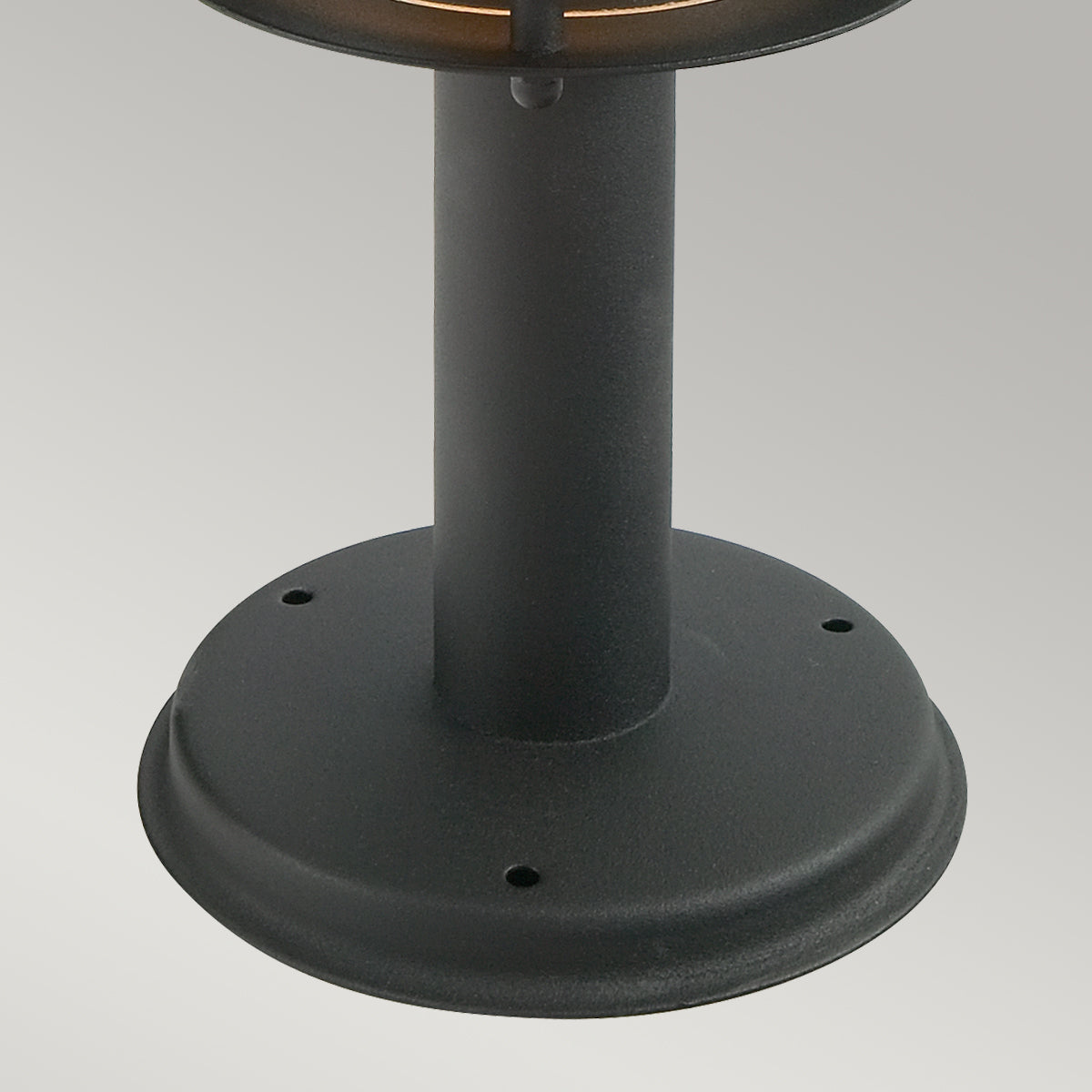 Stockholm 1 Light Grande Pedestal - Black/Galvanised Finish - Cusack Lighting