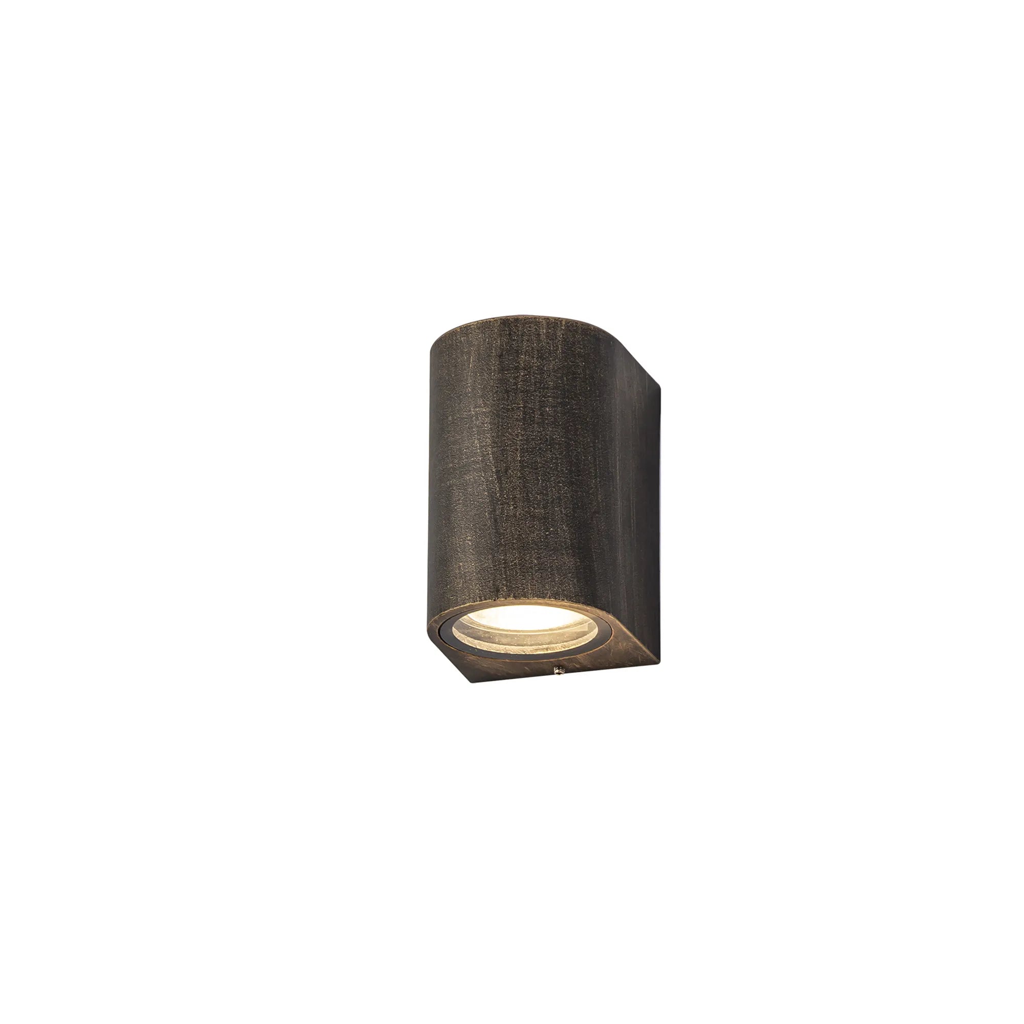 Aesains IP54 Up/Down Curved Light - Gold & Black