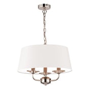 Stylo 3Lt Centre Ceiling Light - Polished Chrome Finish