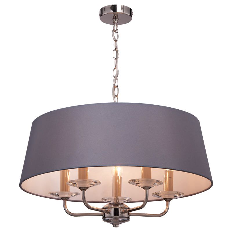 Stylo 5Lt Centre Ceiling Light - Polished Nickel Finish