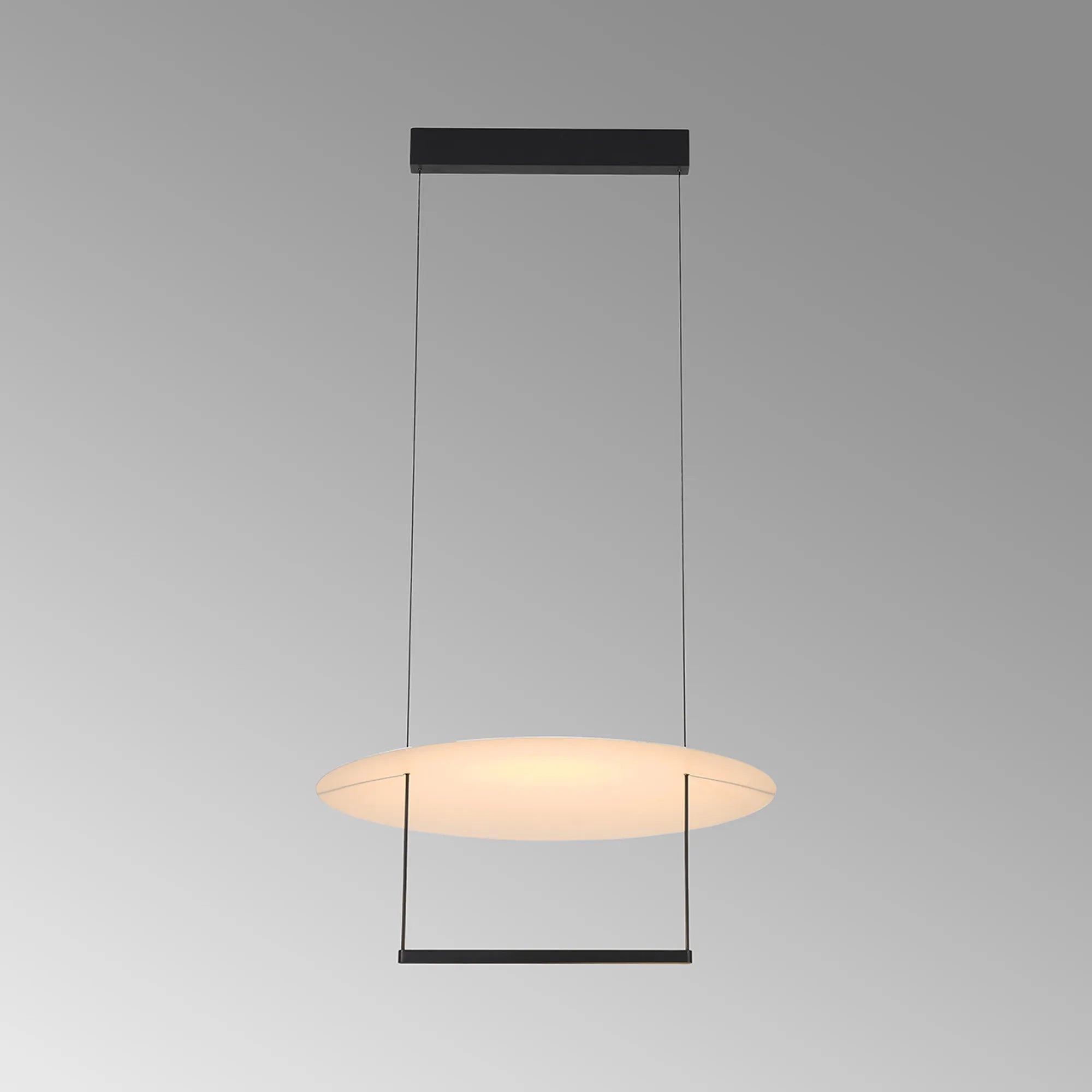 Sun II LED Pendant- Black Finish