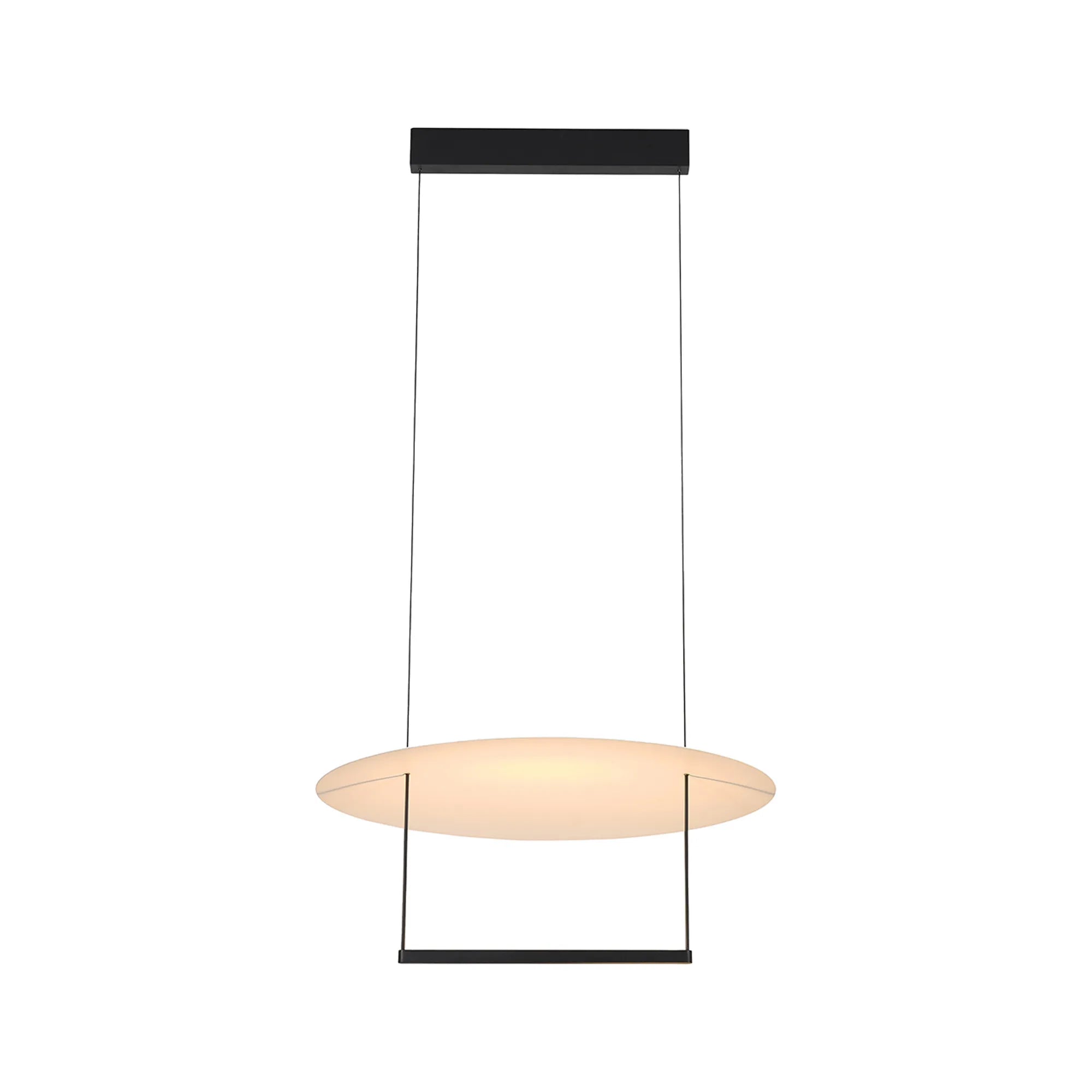 Sun II LED Pendant- Black Finish