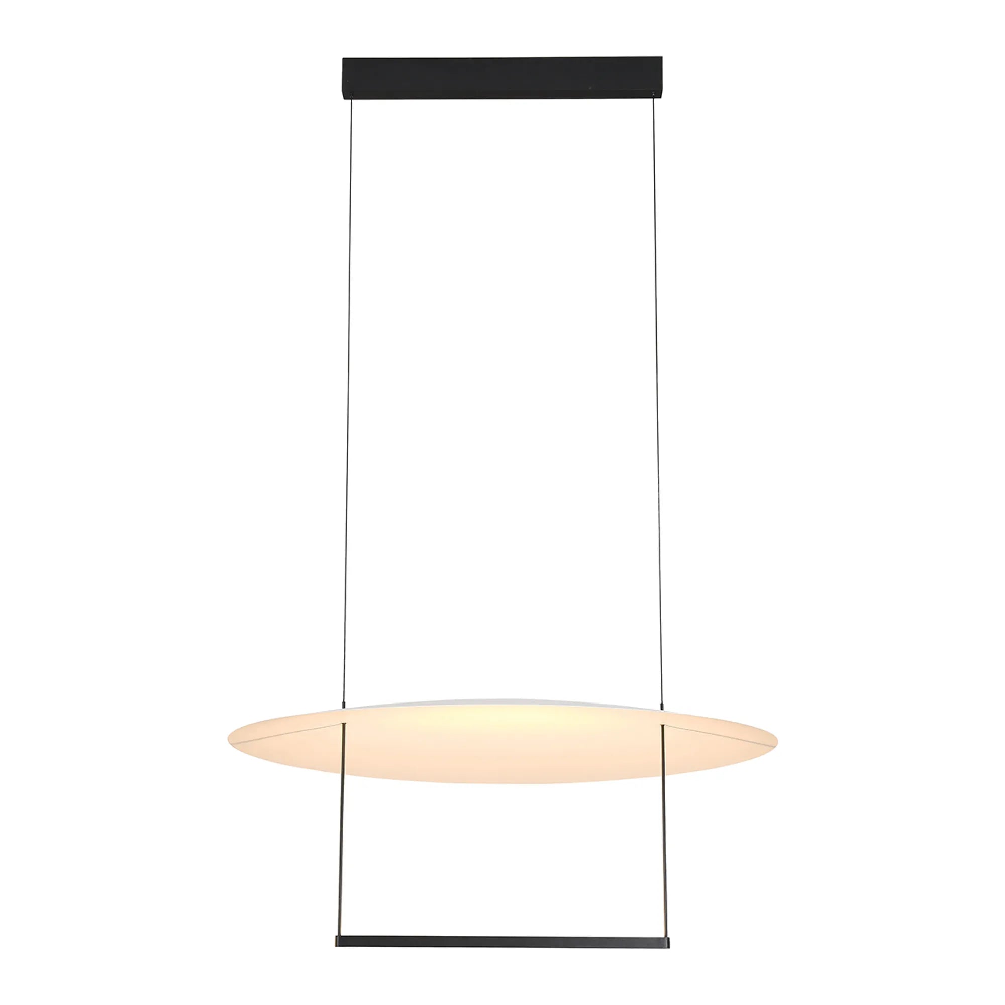 Sun II LED Pendant- Black Finish