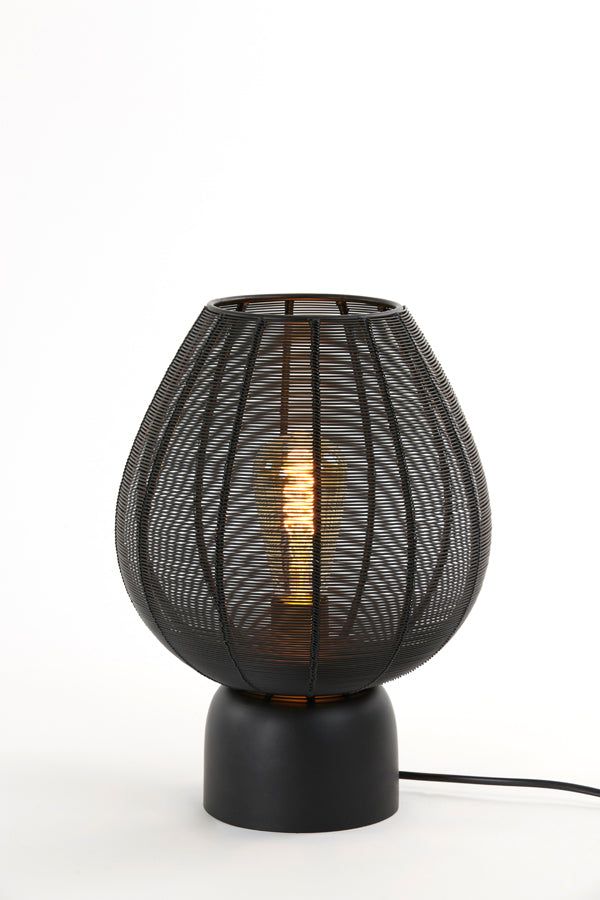 Suneko Table Lamp Medium - Matt Black Finish