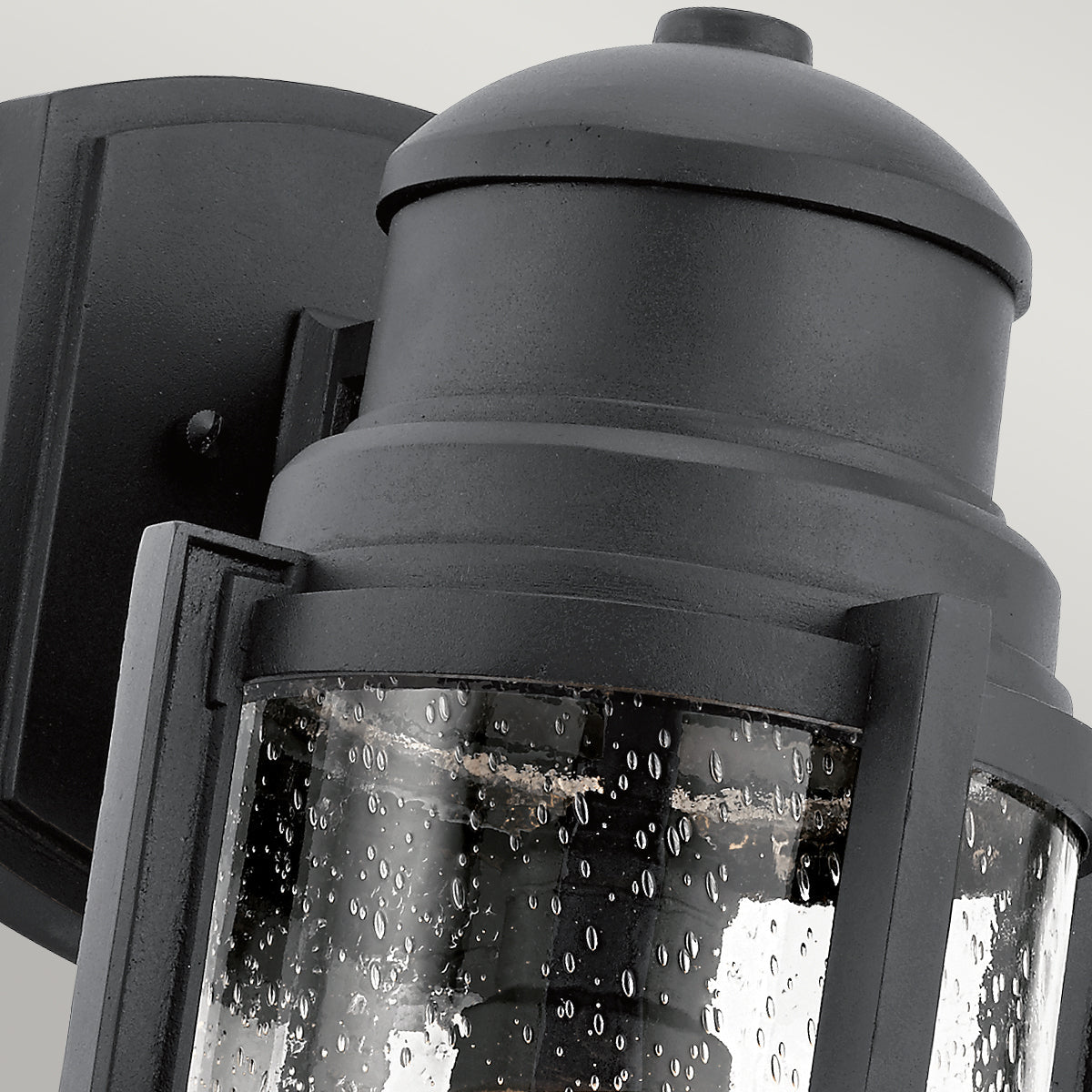 Suri Large Wall Lantern - Textured Black Finish