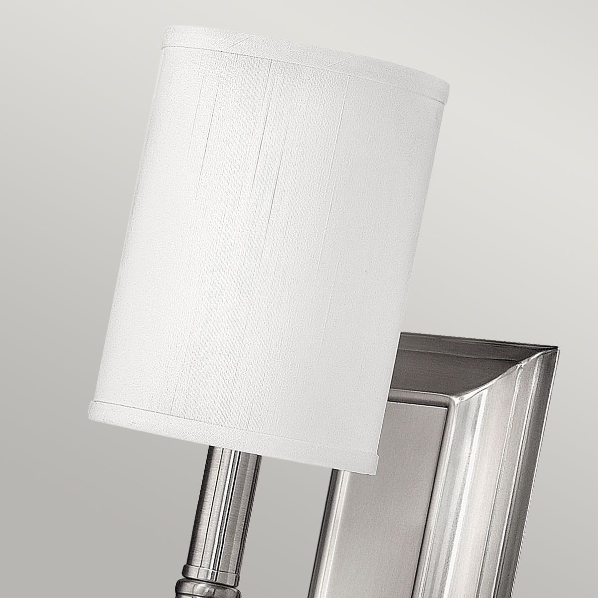 Sussex 1Lt Wall Light - Brushed Nickel Finish