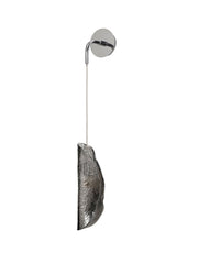 Syros Wall Light, 1 x G9, Polished Chrome/Amber Glass/Smoked Glass/Clear Glass