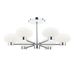 Dar System 6 Light Semi Flush Polished Chrome - Cusack Lighting