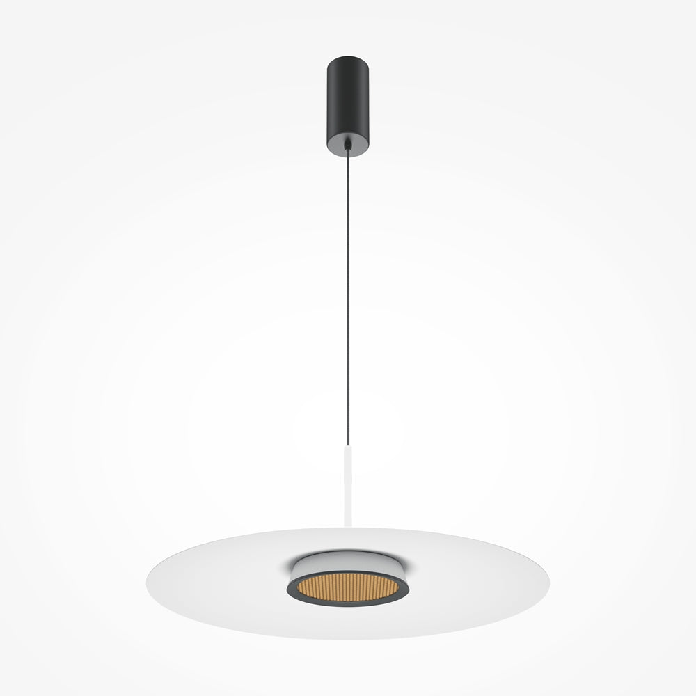 El Plate Pendant lamp- Black/ White Finishes