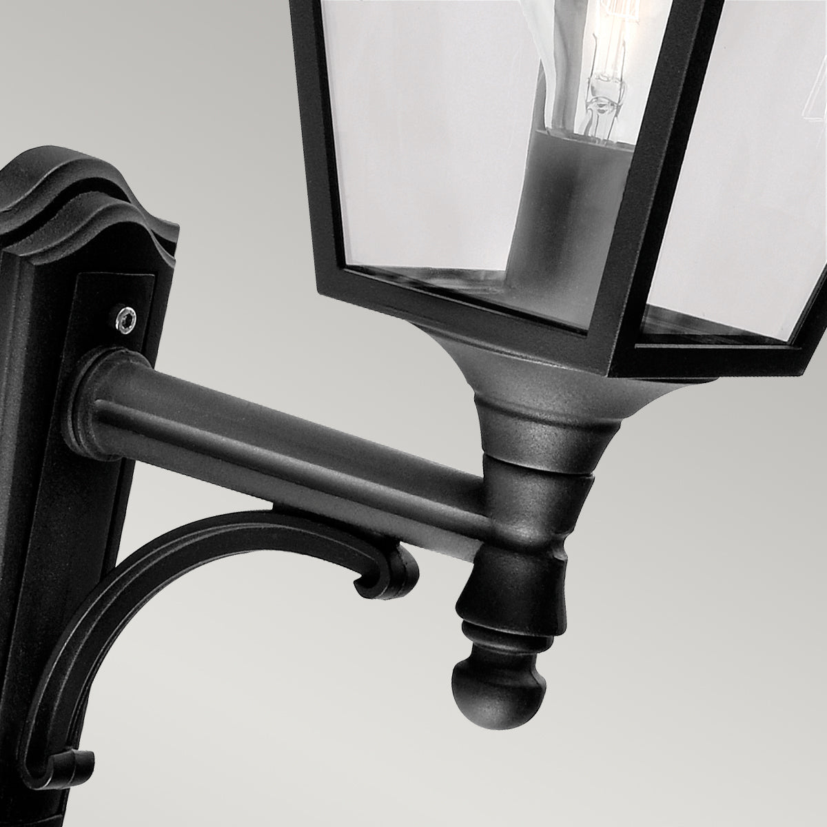 Turin 1 Light Medium/Large Down/Up Wall Lantern - Black