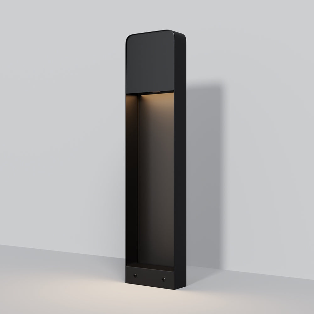 Porte Landscape LED Bollards lighting- Black/ Wood Finish