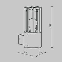 Barrel IP54 Wall Lights- Small/ Large