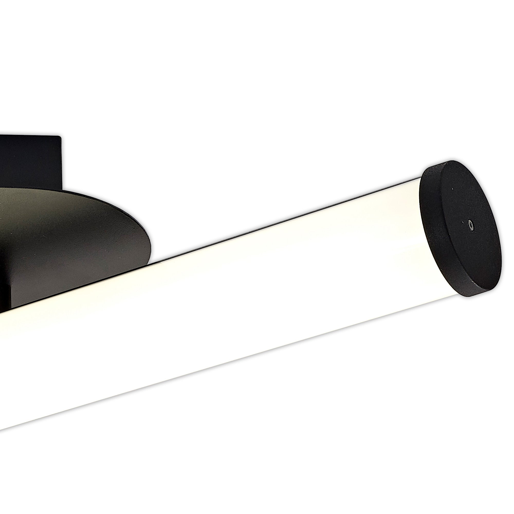 Tahini Ceiling Lamp, 2 x 9W LED, 4000K, 1153lm, IP44, Polished Chrome/Sand Black, 3yrs Warranty