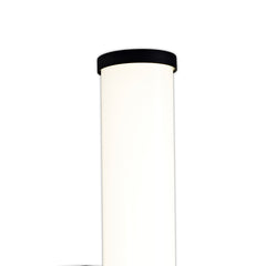 Tahini Wall Lamp Large, 1 x 12W LED, 4000K, 848lm, IP44, Polished Chrome/Sand Black Finish