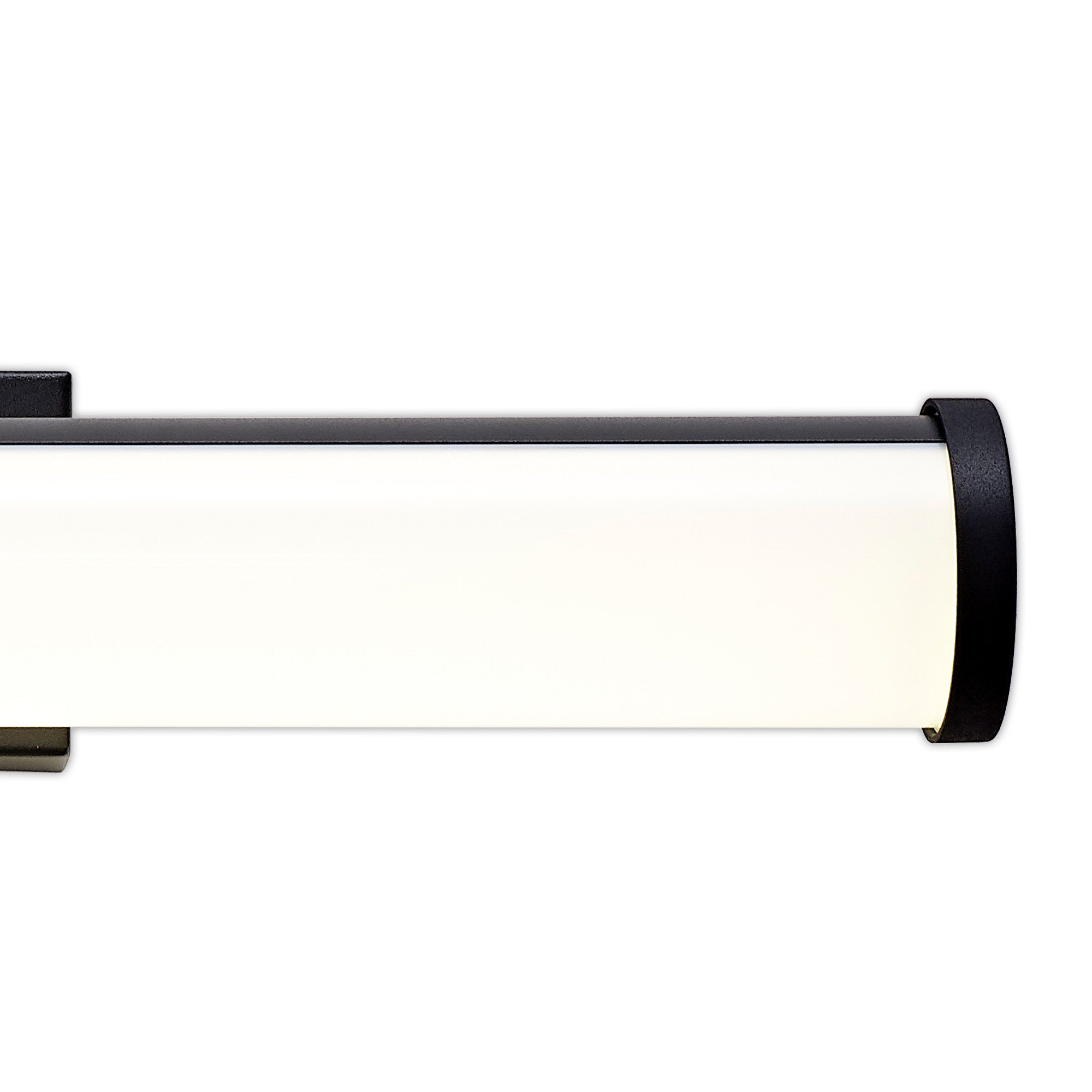 Tahini Wall Lamp Over Mirror, 1 x 12W LED, 4000K, 795lm, IP44, Polished Chrome/Sand Black, 3yrs Warranty