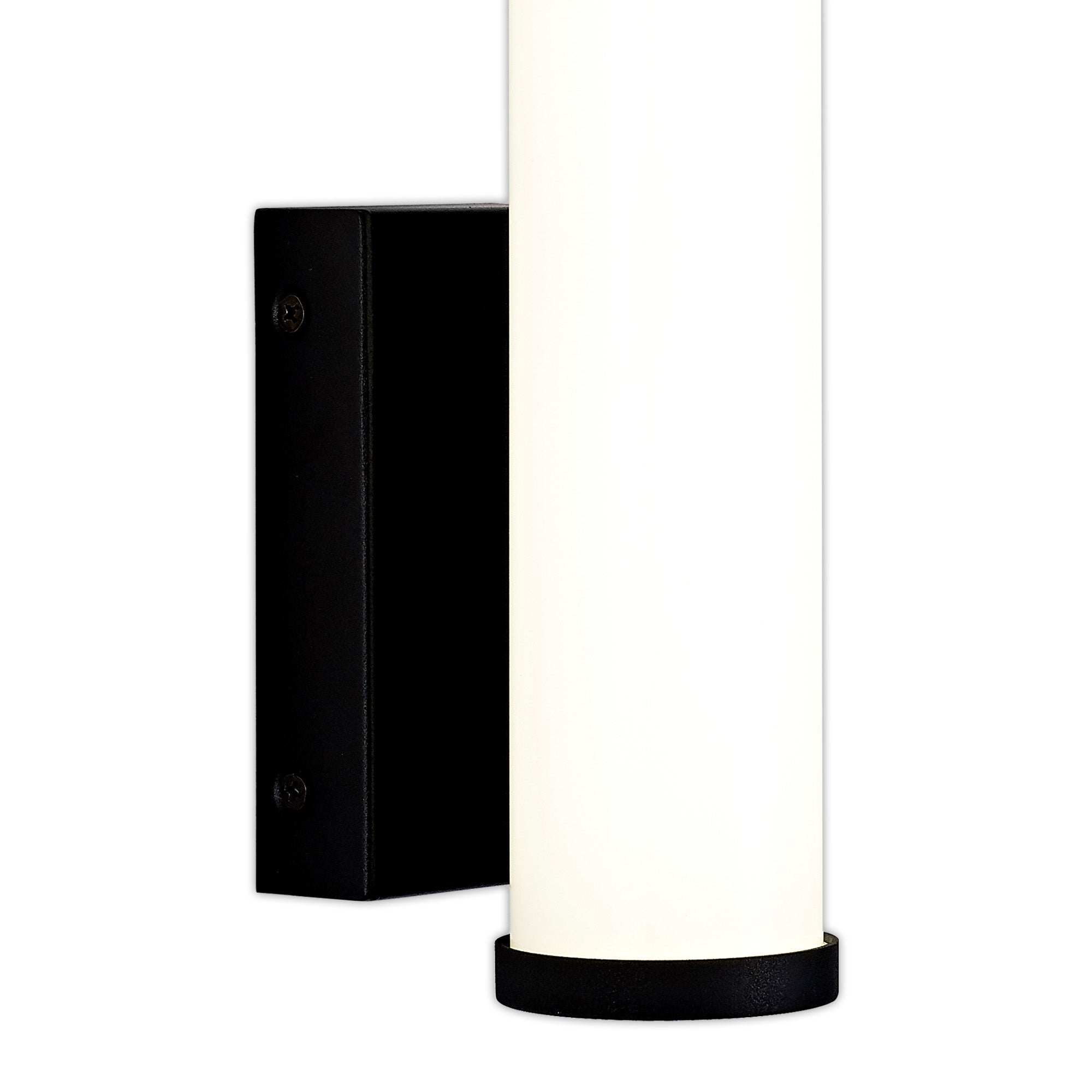 Tahini Wall Lamp Small, 1 x 9W LED, 4000K, 621lm, IP44, Polished Chrome/Sand Black, 3yrs Warranty