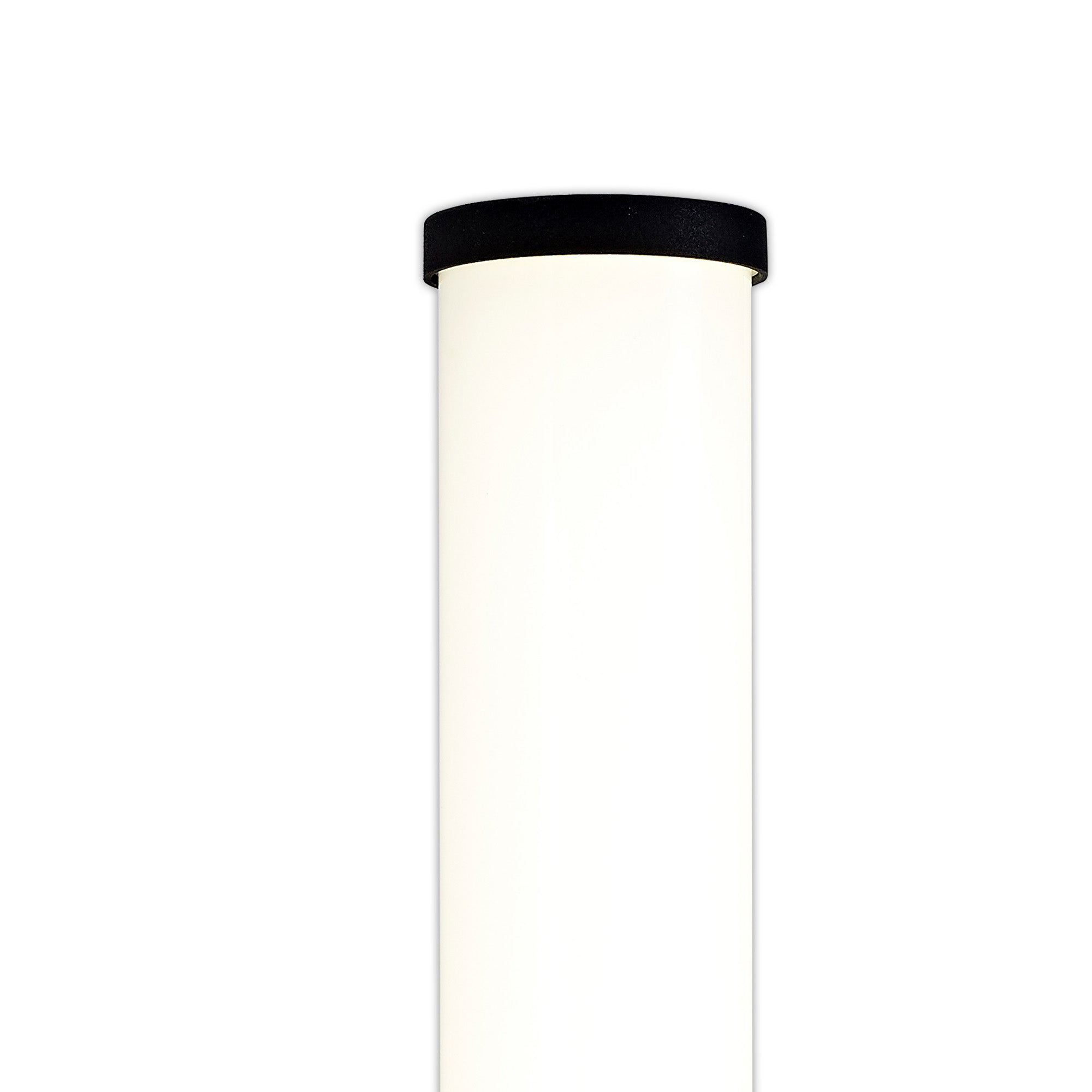 Tahini Wall Lamp Small, 1 x 9W LED, 4000K, 621lm, IP44, Polished Chrome/Sand Black, 3yrs Warranty
