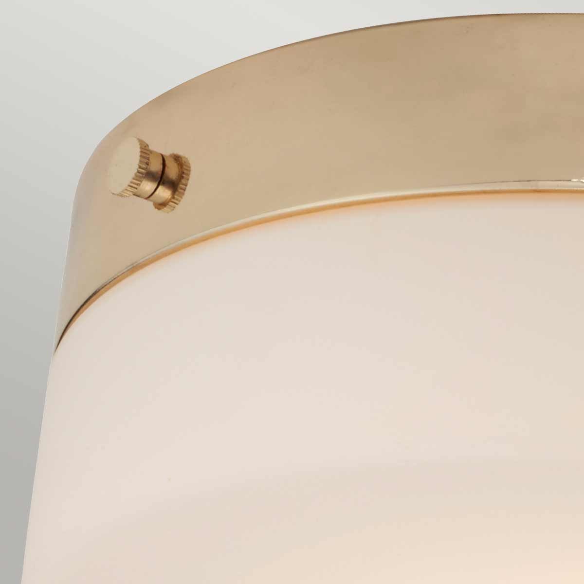 Tamar Medium/Large Flush Ceiling Light IP44 – Polished Chrome / Polished Chrome