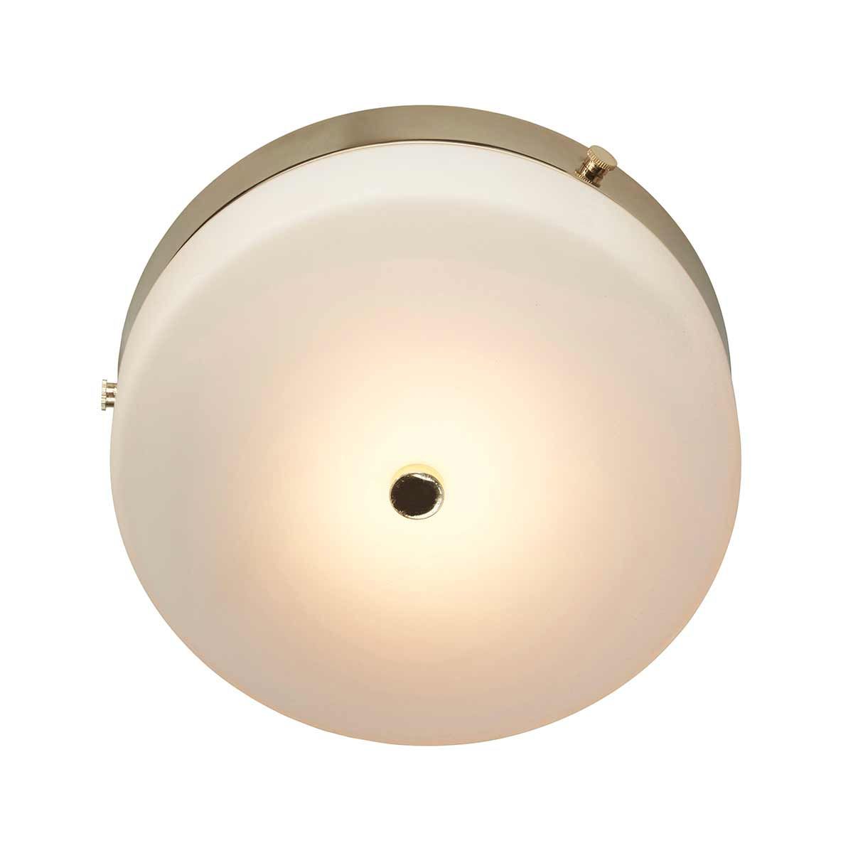 Tamar Medium/Large Flush Ceiling Light IP44 – Polished Chrome / Polished Chrome