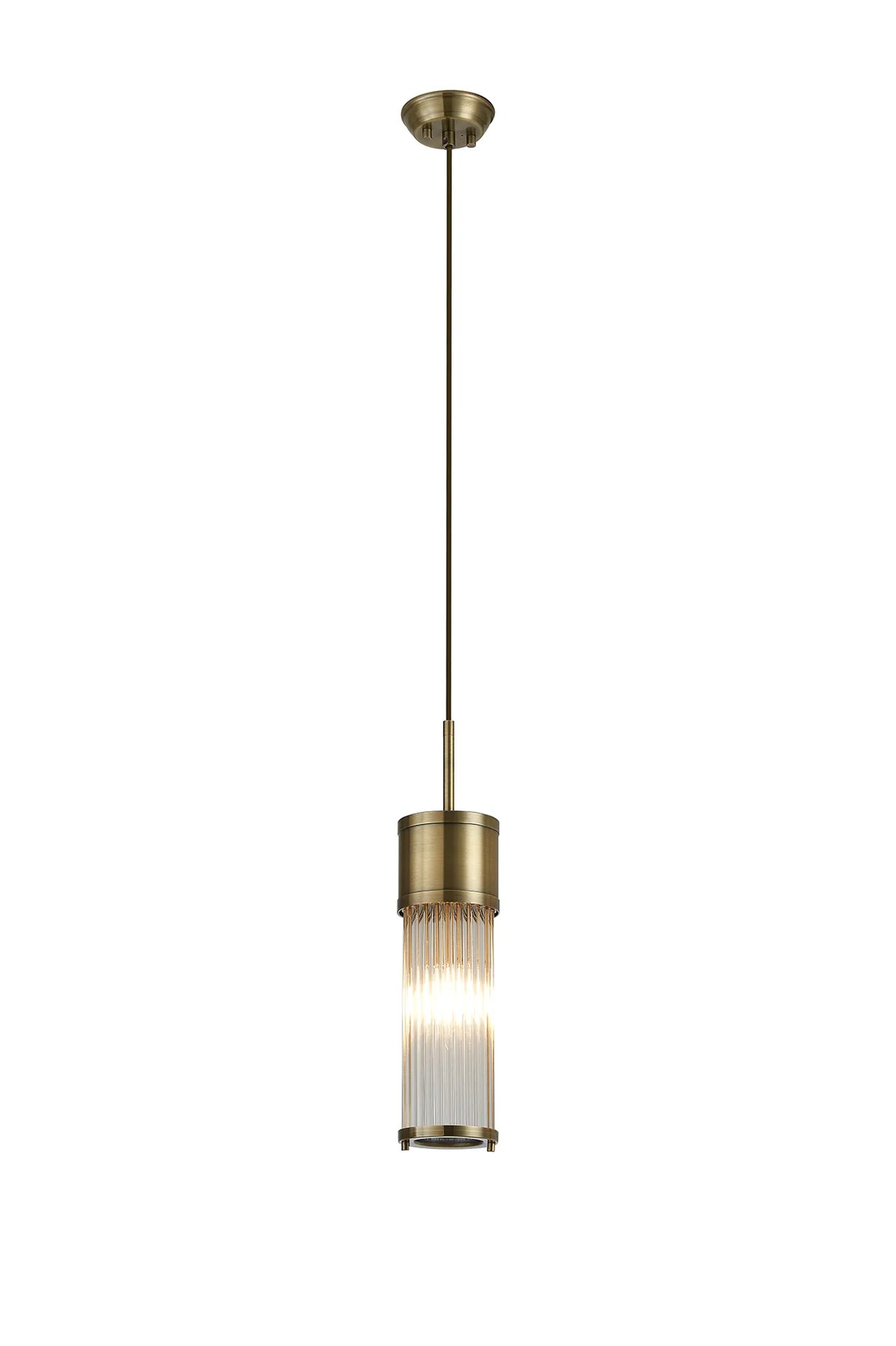 Gwen 1/2 Light Glass Rod Bathroom Wall Lights, E14, IP44- Various Finishes