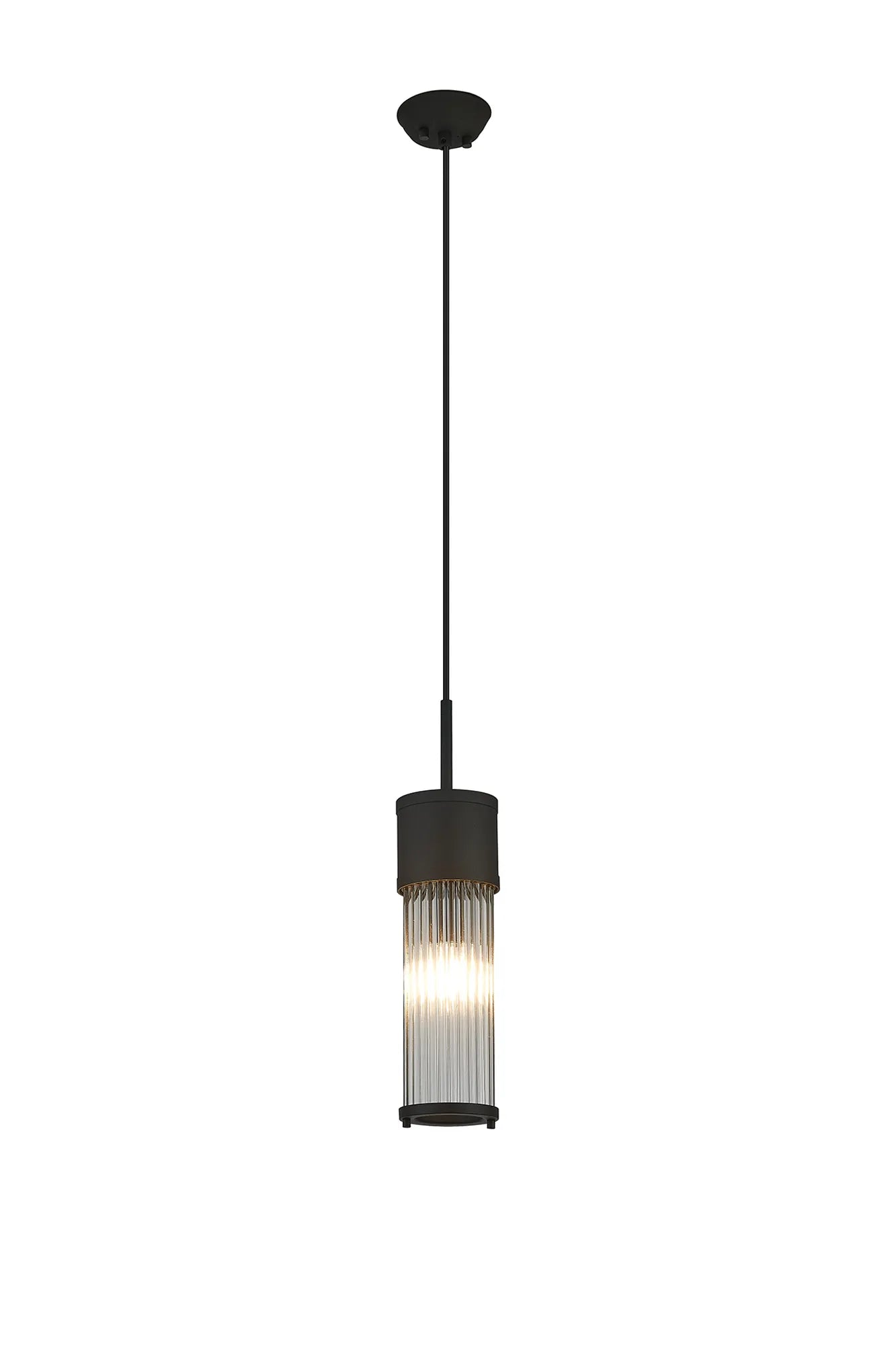 Gwen 1/2 Light Glass Rod Bathroom Wall Lights, E14, IP44- Various Finishes