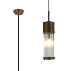 Gwen 1/2 Light Glass Rod Bathroom Wall Lights, E14, IP44- Various Finishes