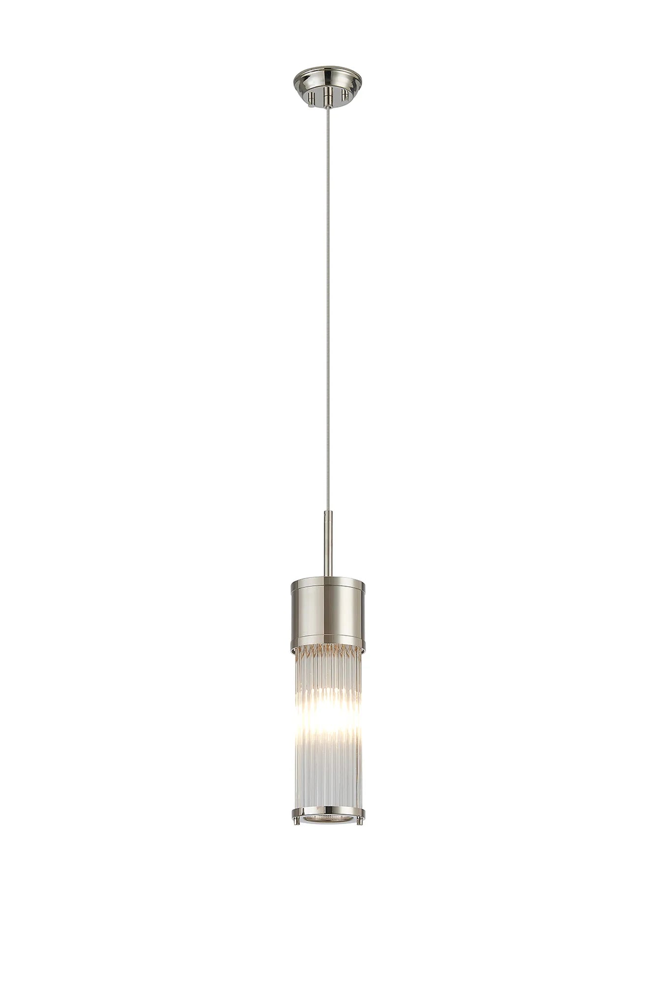 Gwen 1/2 Light Glass Rod Bathroom Wall Lights, E14, IP44- Various Finishes