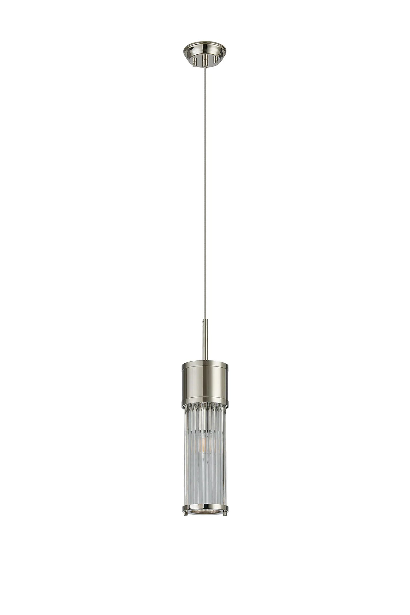Gwen 1/2 Light Glass Rod Bathroom Wall Lights, E14, IP44- Various Finishes